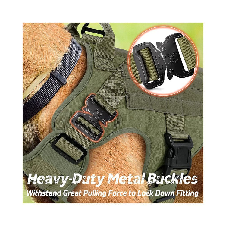 Whoof Whoof Tactical Harness For All Dogs – Poochles India